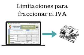 Límites al fraccionamiento del IVA